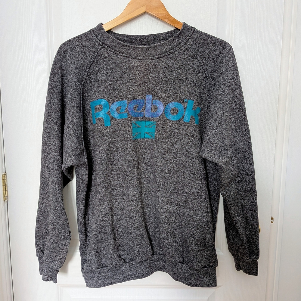 Vintage Reebok Crewneck Sweatshirt – Made in Canada – Grey - Picture 1 of 5